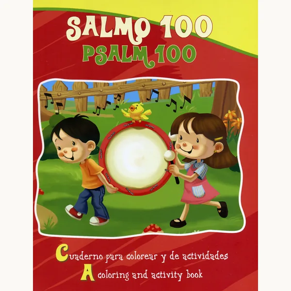 Salmo 100 Cuaderno Para Colorear Y De Actividades Bilingue